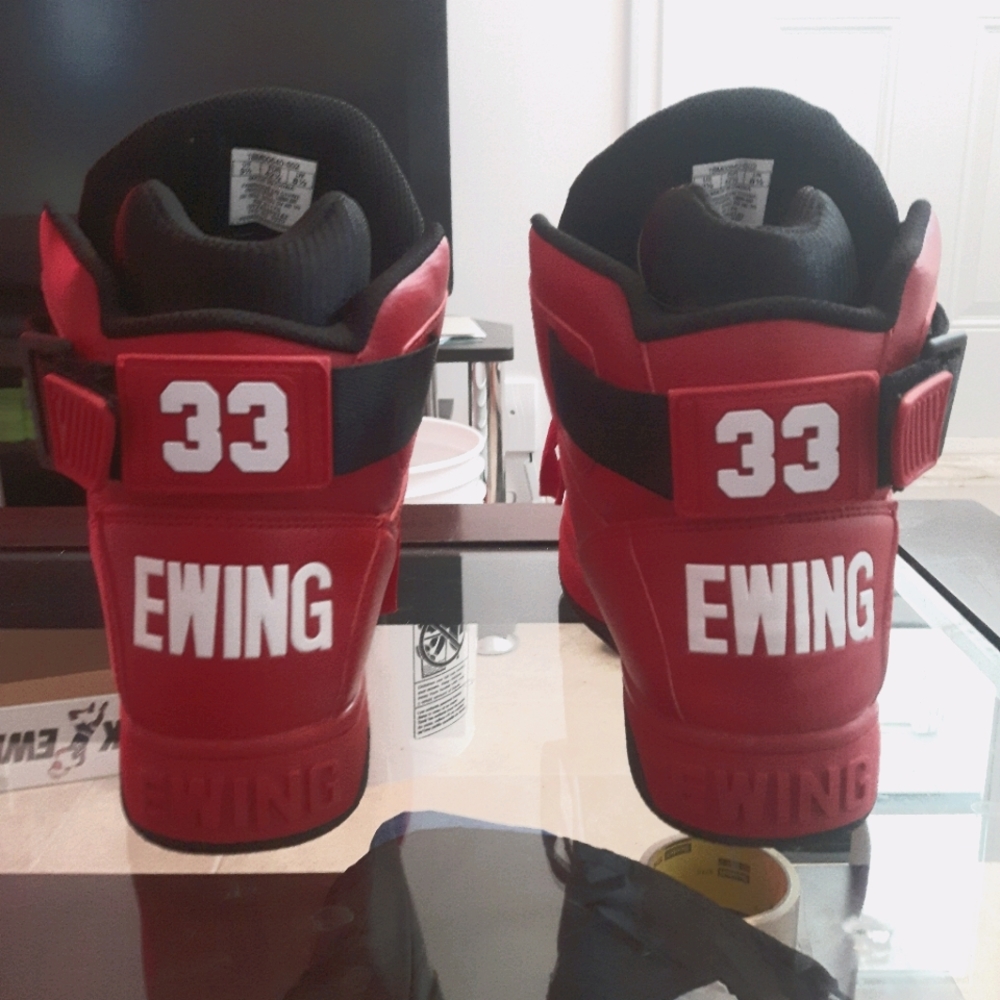 Patrick Ewing #33 hi-orion red